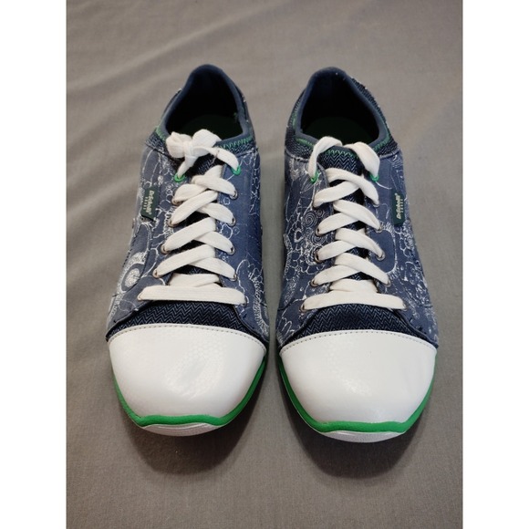 Dr. Scholl's Shoes - Dr Scholls JAMIE Sneakers Blue Comfort 10M Massaging Gel Insoles Preppy Athletic